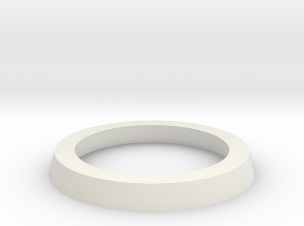 25mm to 32mm Adapter Ring in White Natural Versatile Plastic