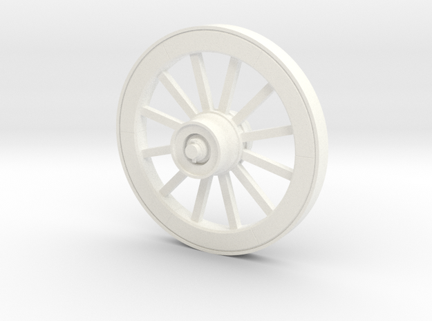 Wagonwheel HD 51in-18-01 in White Processed Versatile Plastic