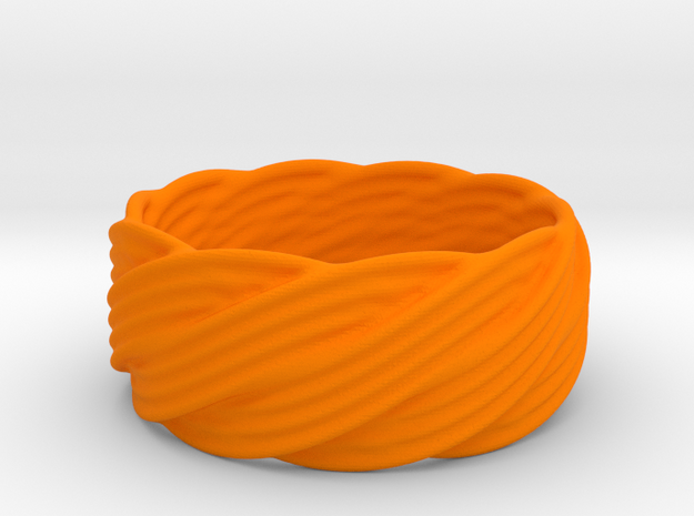 Bracelet ABC in Orange Processed Versatile Plastic