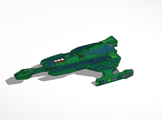2500 L-24E Ever Victorious Battleship in Green Processed Versatile Plastic