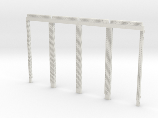NGG-Ref01a - Large Railway Station in White Natural Versatile Plastic