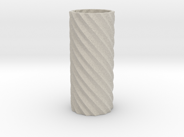 Double Spiral in Natural Sandstone