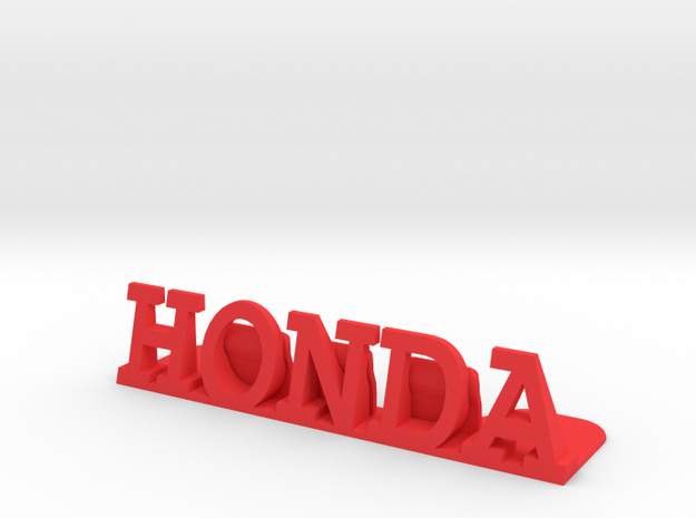 Honda Desktop Picture Holder in Red Processed Versatile Plastic