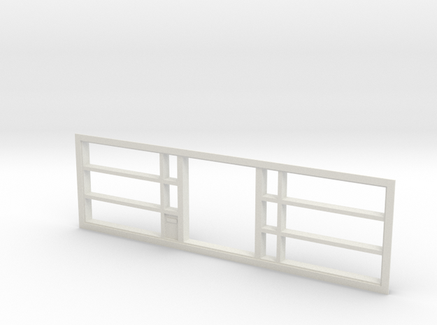 Window, 192in X 54in, With Display Shelves in White Natural Versatile Plastic