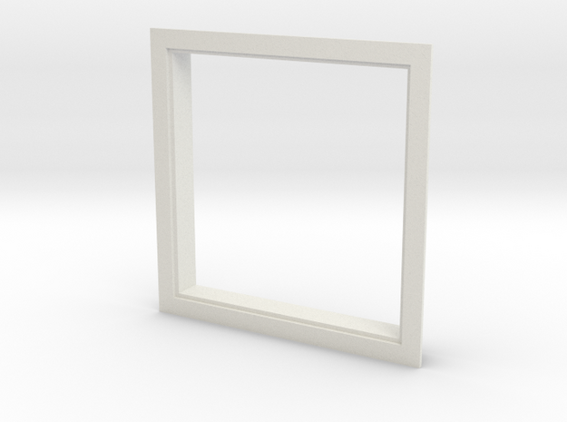 Window, 54in X 54in, Single Pane in White Natural Versatile Plastic