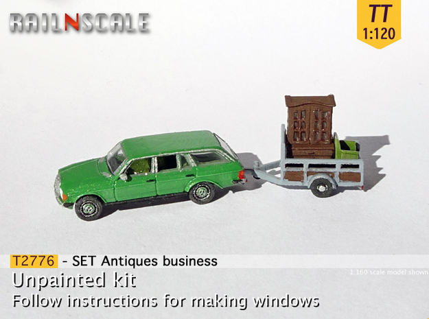 Antiques business (TT 1:120) in Tan Fine Detail Plastic