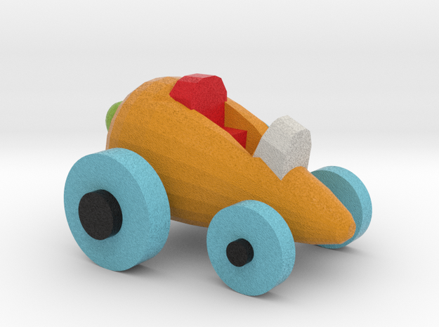 Carrot Car 4 - Small in Full Color Sandstone