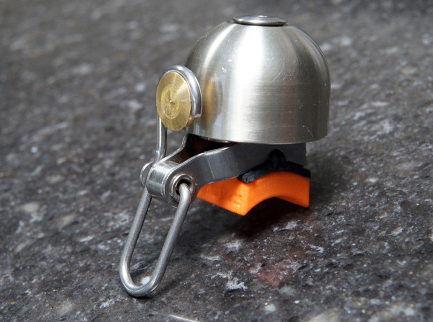 Belltower Riser for Spurcycle Bells in Orange Processed Versatile Plastic