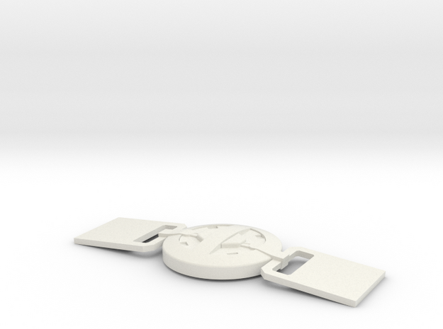 DeadPool - Belt Buckle - 3-21-17 in White Natural Versatile Plastic