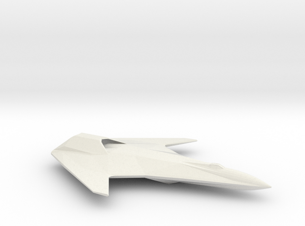 Corsair-Class Fighter in White Natural Versatile Plastic