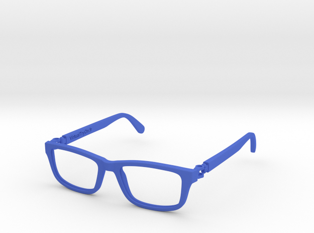 VirtualTryOn.fr Lunettes /  Glasses in Blue Processed Versatile Plastic