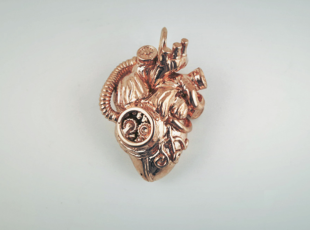 Steampunk Heart Pendant 