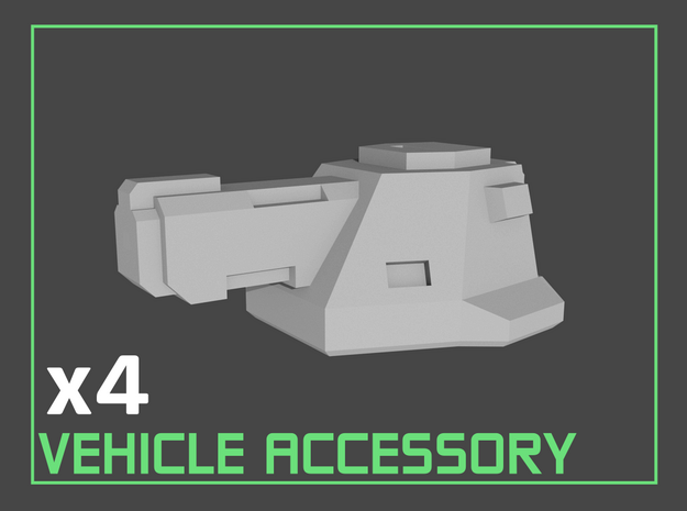 "Broadcannons" Transformers Accessory (2mm hole)