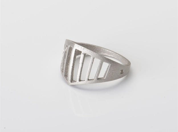 visor ring in Polished Bronzed Silver Steel: 6.25 / 52.125