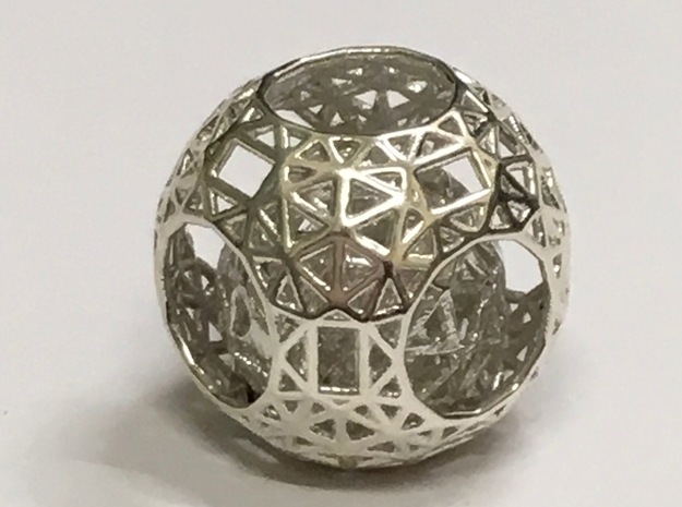 Nested in Polished Silver (Interlocking Parts)