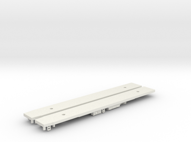 NXC1 - Xtrapolis Chassis Set - N Scale in White Natural Versatile Plastic