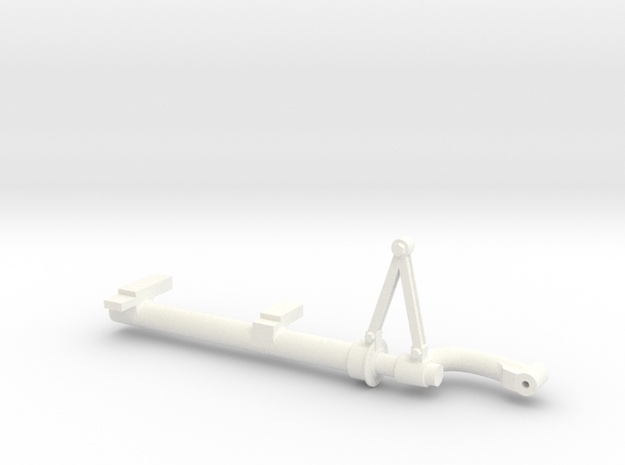 Whirlwind Front Port Undercarriage in White Processed Versatile Plastic