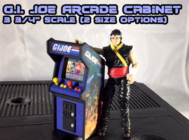3 3/4" Scale G.I.Joe Arcade Game in Full Color Sandstone: Medium