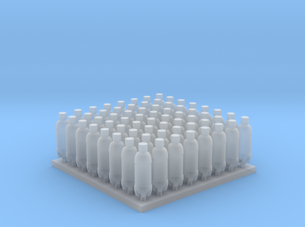1/35 and 1/16 Plastic Bottles MSP35-052 in Smooth Fine Detail Plastic: 1:35