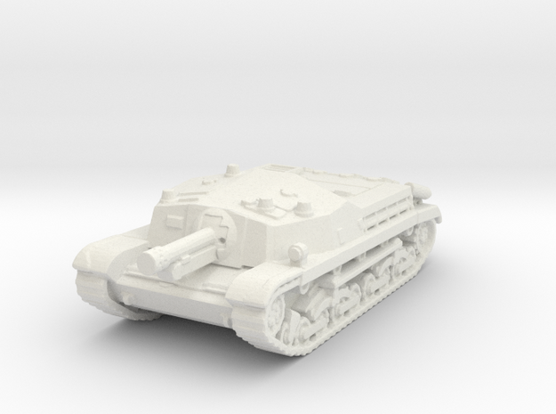 Zrinyi tank (Romania)  1/144 in White Natural Versatile Plastic