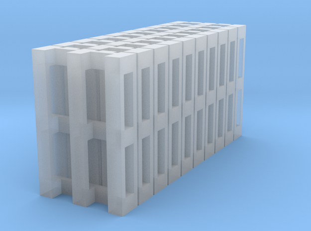 10x Europallets N-scale in Smooth Fine Detail Plastic
