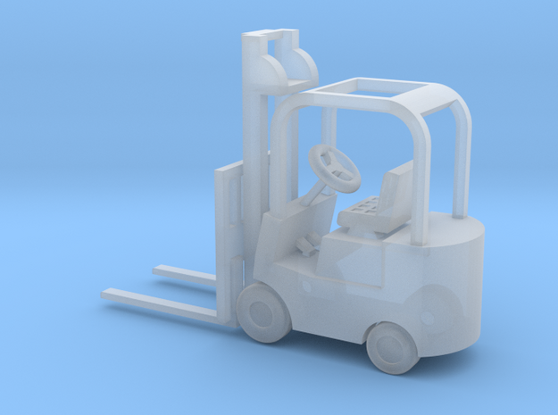 Forklift 20 Ton - N 160:1 Scale in Tan Fine Detail Plastic