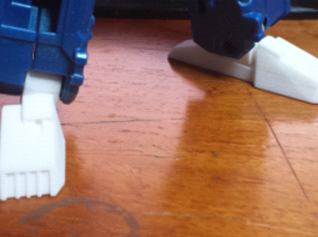 Classics Truck Leader Feet and Ankles (Tall) in White Processed Versatile Plastic