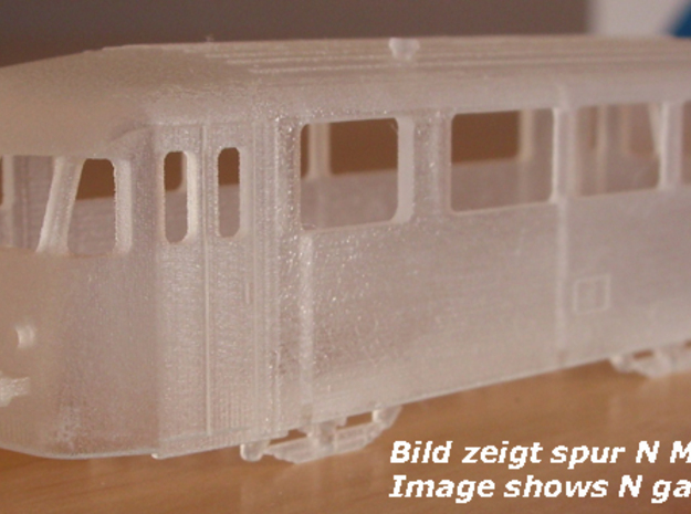 Vorserien Schienenbus Spur N in Smooth Fine Detail Plastic