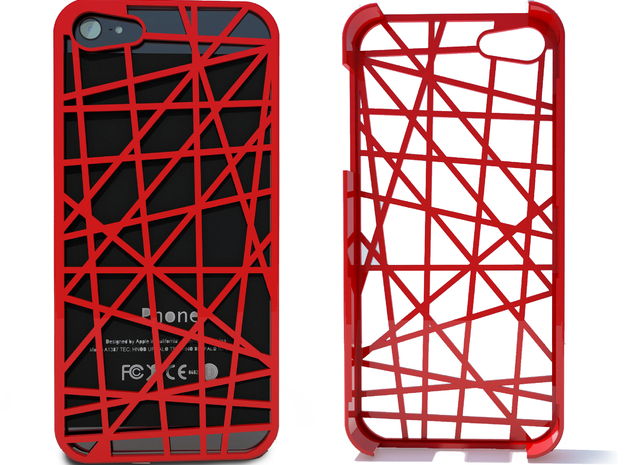 iPhone 5 Case - Abstract in Red Processed Versatile Plastic