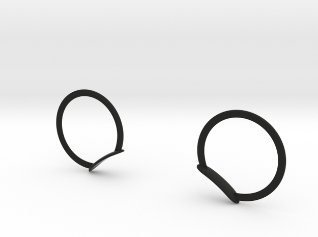 MICKEY RING EARS FOR  DASHBOARD in Black Natural Versatile Plastic: Medium