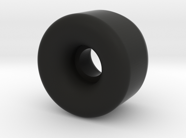 Skate Wheel 2 56mm in Black Natural Versatile Plastic
