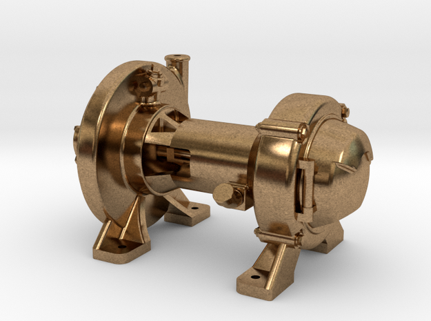 Pyle "E" Type Steam Turbo Generator in Natural Brass