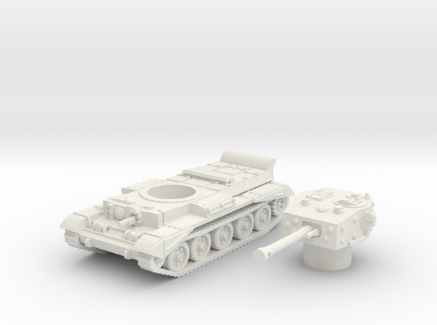 Cromwell IV Tank (British) 1/100  in White Natural Versatile Plastic