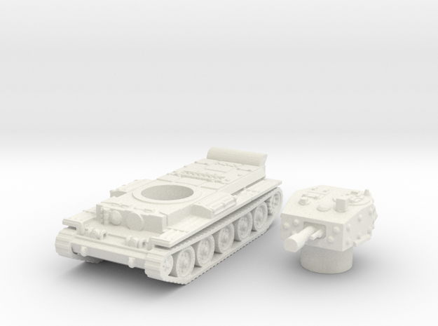Centaur IV Tank (British) power 1/144 in White Natural Versatile Plastic