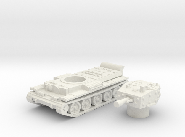Centaur IV Tank (British) power 1/87 in White Natural Versatile Plastic