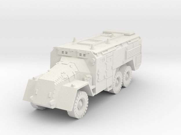AEC Armoured Command Vehicle (British) 1/87 in White Natural Versatile Plastic