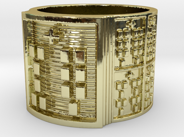 OKANAWORI Ring Size 14 in 18k Gold Plated Brass