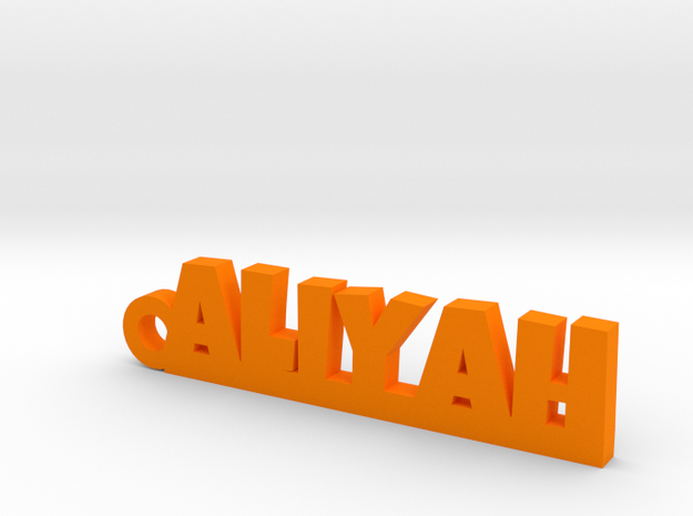 ALIYAH Keychain Lucky in Orange Processed Versatile Plastic