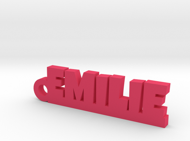 EMILIE Keychain Lucky in Pink Processed Versatile Plastic