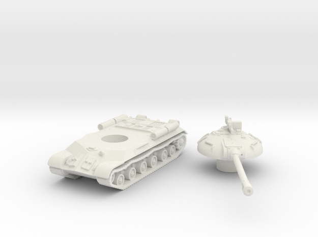 IS-3 Tank (Russian) 1/100 in White Natural Versatile Plastic