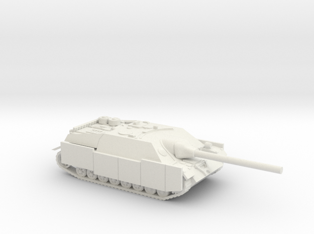 Jagdpanzer IV tank  (Germany) 1/87 in White Natural Versatile Plastic