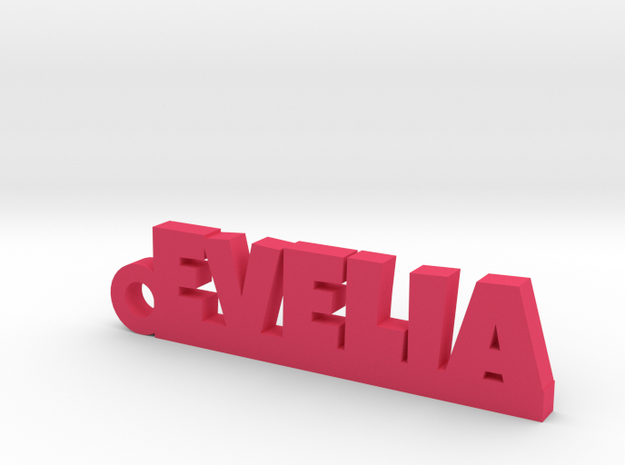 EVELIA Keychain Lucky in Pink Processed Versatile Plastic