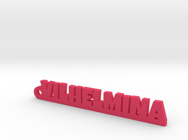 VILHELMINA Keychain Lucky in Pink Processed Versatile Plastic