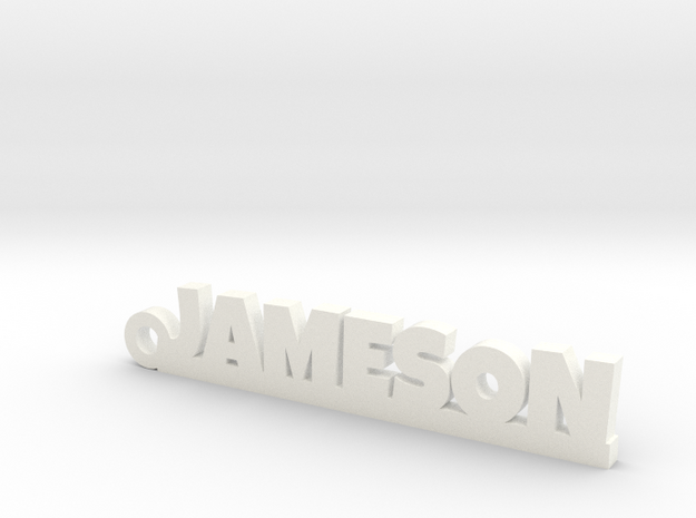 JAMESON Keychain Lucky in White Processed Versatile Plastic