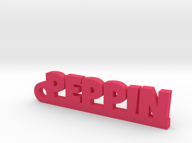 PEPPIN Keychain Lucky in Pink Processed Versatile Plastic