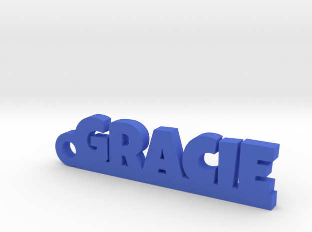 GRACIE Keychain Lucky in Blue Processed Versatile Plastic