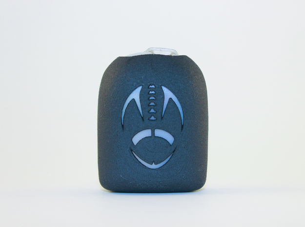 Football 2 - Omnipod Pod Cover in Black Natural Versatile Plastic