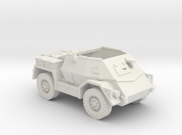 Pattern Wheeled Carrier (New Zealand) 1/87 in White Natural Versatile Plastic
