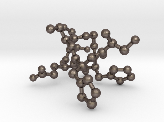 Polypeptide SHUGHES in Polished Bronzed Silver Steel