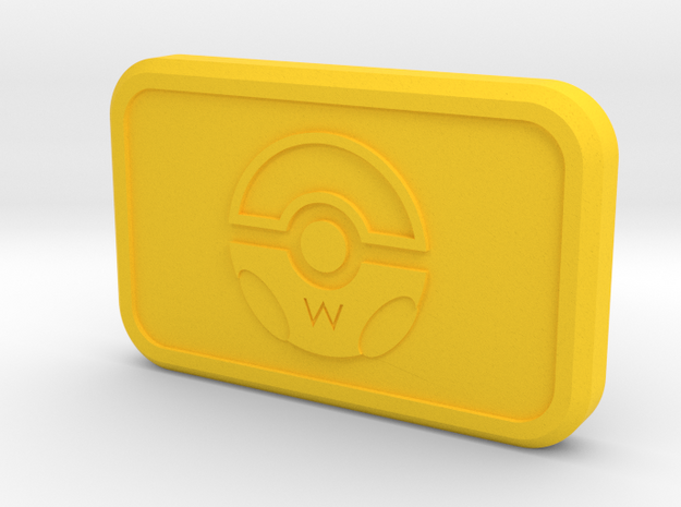 Pikachu GX Counter in Yellow Processed Versatile Plastic